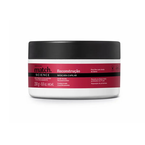 O Boticário Match Science Reconstruction Hair Mask 250g